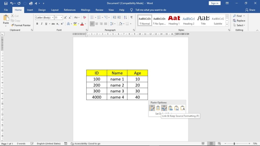 How To Link Excel Sheet With MS Word - Smart Excel Tips