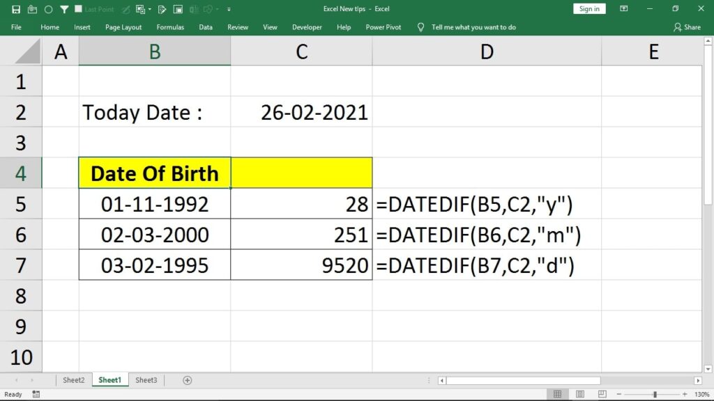 How To Calculate Difference Between Two Dates