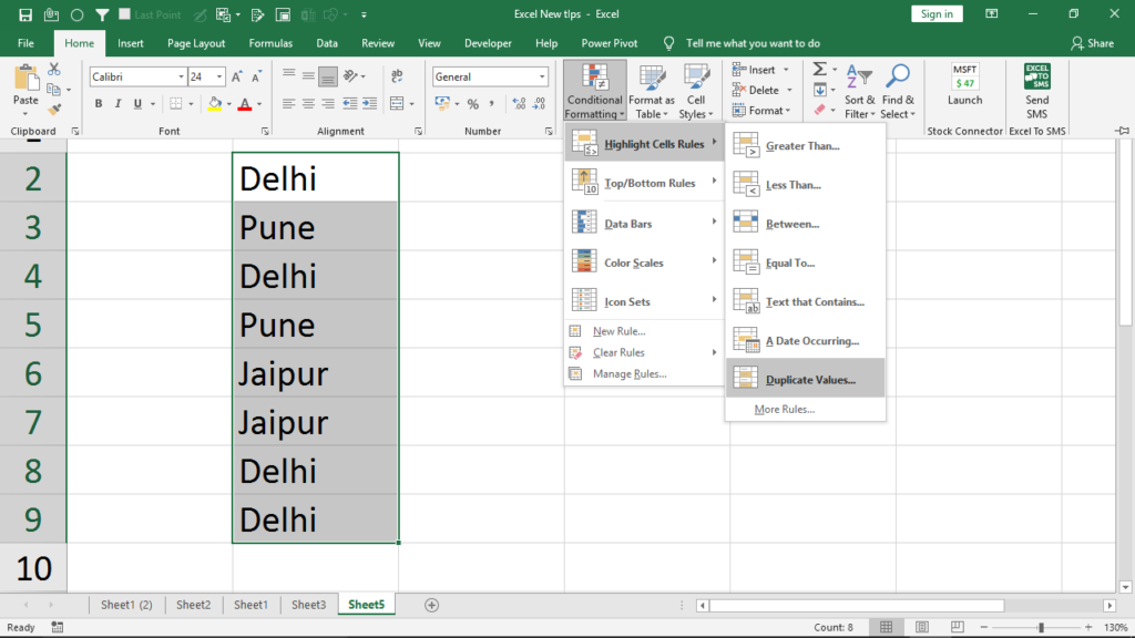 How To Highlight Only Unique Values in Excel - Best Excel Tips and Tricks 2021
