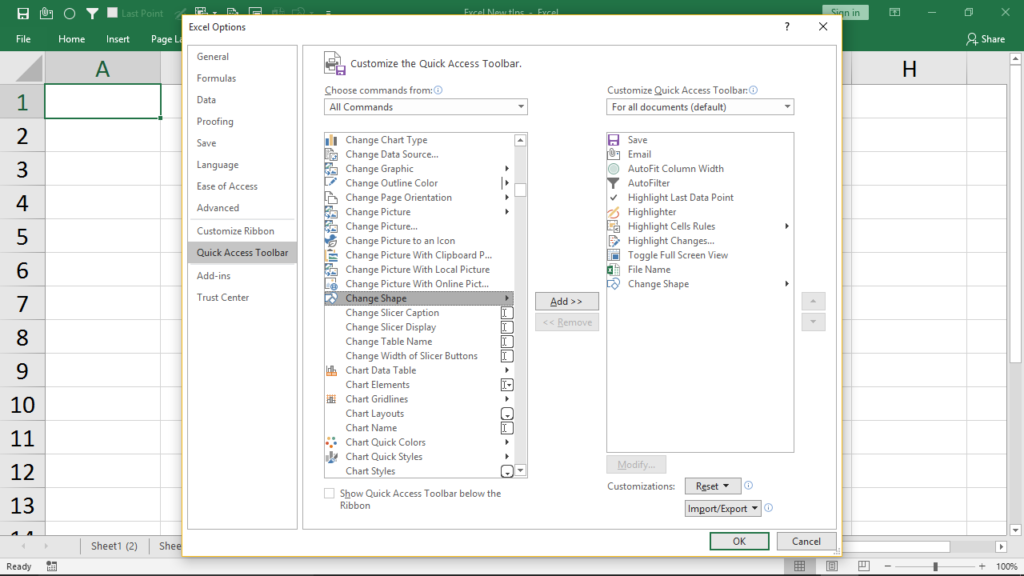 Excel Trick To Change Shape of Comments